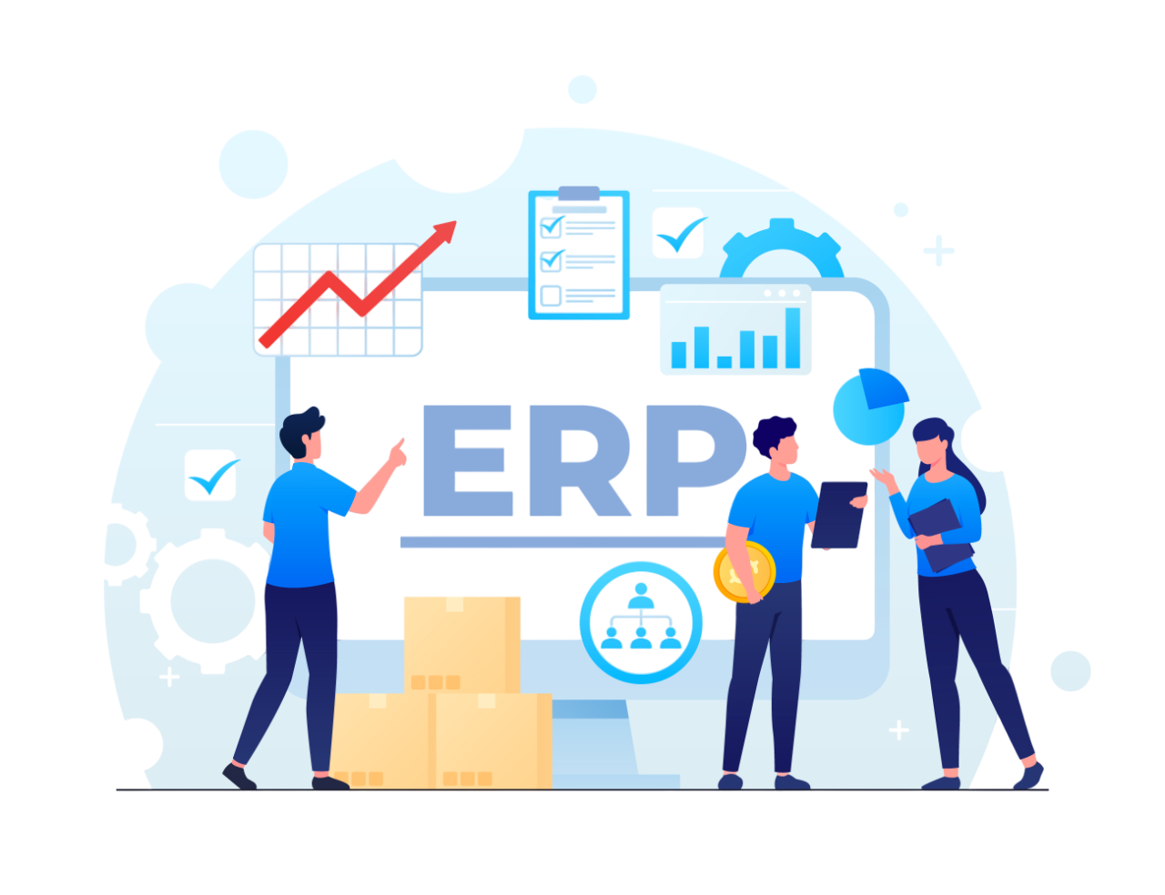 ERP dashboard